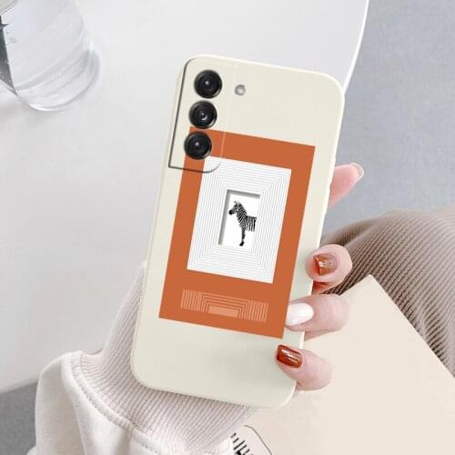 Zebra Oil Painting Silicone Case For Samsung Galaxy S21 S20 FE S10 S9 Ultra Plus S10e Note 20 ultra 10 9 Plus Soft Phone Cover