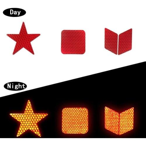 Reflective Stickers Waterproof High Intensity Safety Warning Tape stickers for Roller Skates bicycle motorcycle baby strollers
