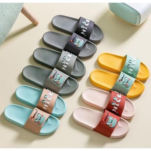 Slipper Couple Stylish Home Indoor Non-slip Bath Bathroom Home Soft-soled Slippers Men and Women Slippers Men women shoes