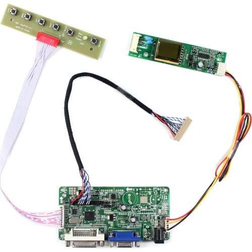 DVI VGA LCD Board Work for LVDS Interface LCD Screen work for 15.3inch 1280x768 LTA153W2-L01 NL12876BC26-22F NL12876BC26-22D