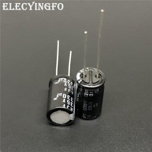 10Pcs/50Pcs 330uF 35V330uf ELNA RJF RJ3 Series 10x16mm 35V330uF Super Low Impedance High Reliability Capacitor for Audio