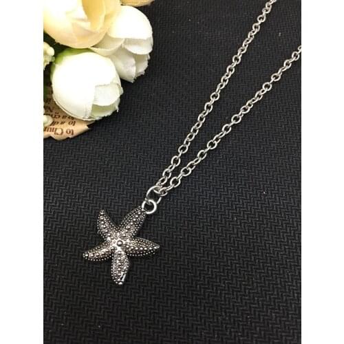 2018/Fashion Hot Style Glamorous Alloy Pendant Starfish Necklace, Mens and Womens Necklace Jewelry