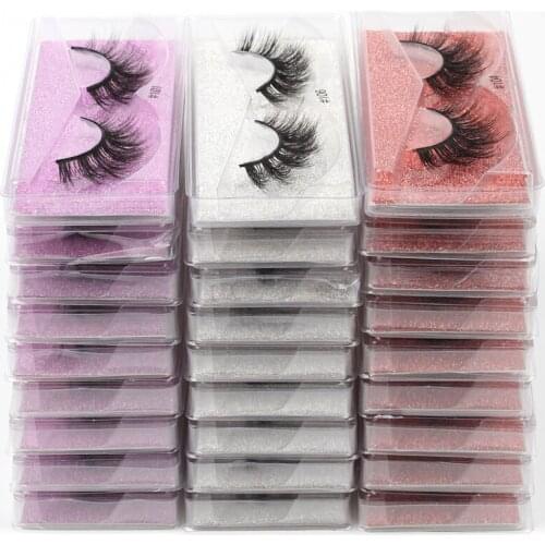 Wholesale 3d Mink Lashes 4/10/100 pcs Mink Eyelashes Natural False Eyelashes Thick fake eyelash Makeup Wholesale Lashes In Bulk