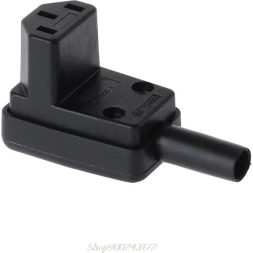 90 Degree Angled IEC 320 C13 Female Plug AC 10A 250V Power Cord Cable Connector Jy30 20 Dropship