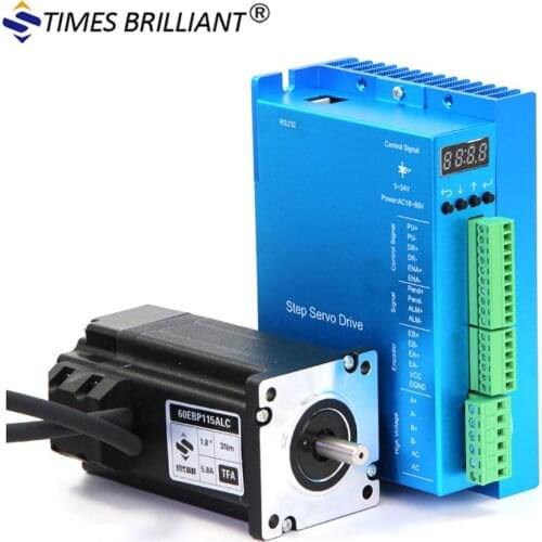 China motor 2 phase nema 23 5.0A 3nm closed loop stepper motor driver cnc kit