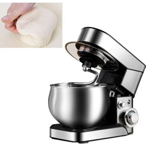 Stainless Steel,Kitchen Robot,Mixing Machine,Cake Dough Cream Bread,Blender,Stand Mixer,5 Liters, Table Stand Chef Machine 1200W