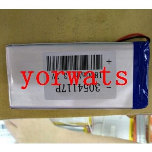 New Hot A Rechargeable Li-ion Cell 3.7V polymer lithium battery 3054117 0354117 1800mAh large capacity MP5 navigator