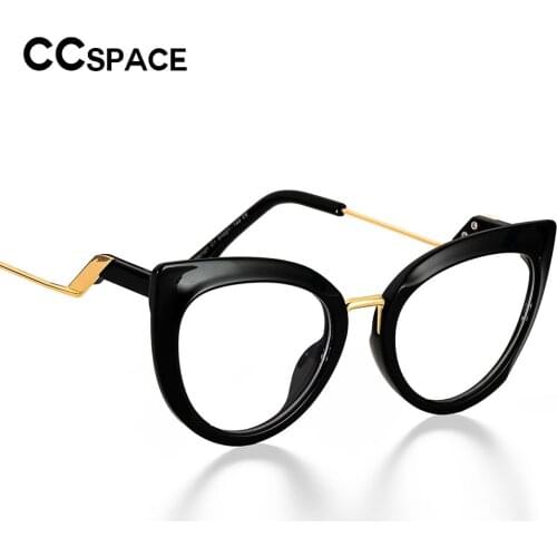 48113 Cat Eye Anti-blue Light Plastic Titanium Glasses Frames Retro Ultralight Men Women Optical Fashion Computer EyeGlasses