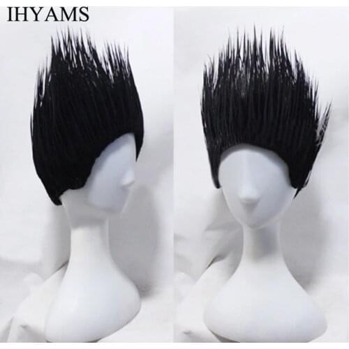 Hunter x Hunter Gon Freecss Navy Blue Short Synthetic Hair Cosplay Wig + Wig Cap