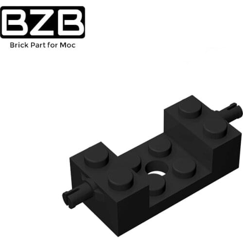 BZB MOC 18892 4x2 Special Brick With Bolt On Both Sides Creative Building Block Model Kids DIY High-tech Brick Parts Toys Gifts