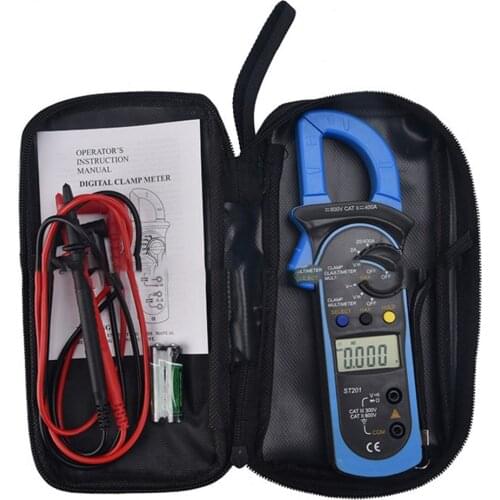True Rms Ac Clamp Meter 1Ma Auto Range Mini Digital Multimeter V-Alert Current Test Diode Tester With Back Clip