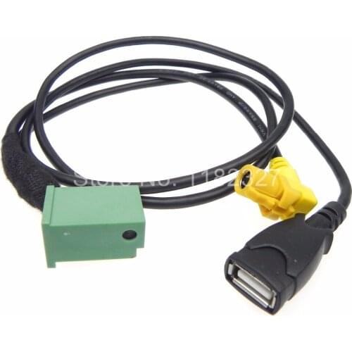 1pcs/lot MMI 3G AMI USB cable for Car Q5 A6L A4L Q7 A5 S5 91CM length USB music cable