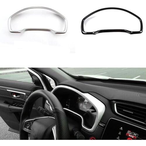YAQUICKA Car Interior Front Console Instrument Frame Bezel Cover Trim Styling For Honda CRV CR-V 2017 Car-covers Mouldings ABS
