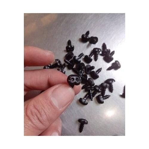 10*7.5mm 158# plastic animal toy nose with washers