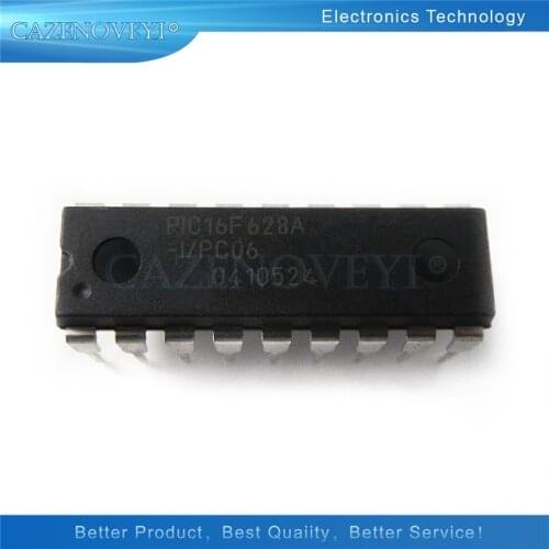10pcs/lot PIC16F628A-I/P PIC16F628AIP PIC16F628A 16F628A 16F628A-I/P DIP-18 In Stock