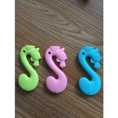 1000pcs Baby Silicone Teether Food Grade Silicone Teether Baby Teething Training Toys