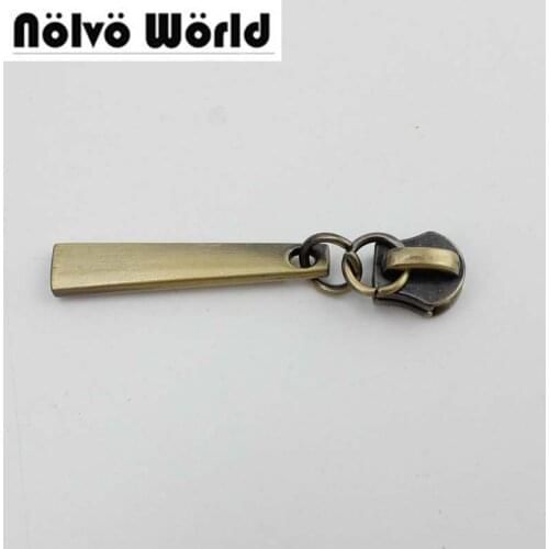 50sets/lot #5#Metal teeth zipper head plus movable zipper puller slider metal for bags,garments fabricmetel zipper teeth NO.5