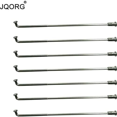 8# Motorcycle Spokes Diameter 4.0 - 3.5 mm Butte J-BEND Motocross Spokes 304 Stainless Steel Material Bike Spokes With Nipples