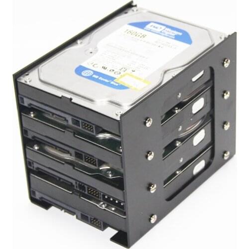 Aluminium 3,5 HDD Festplatte halterung DIY Festplatte Box Festplatte Expansion Rack