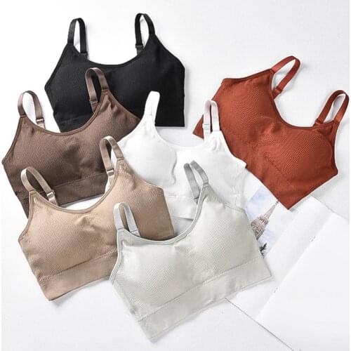 Seamless Sports Bra Women Fitness Top Yoga Bra Bralette Lingeries Wirefree Padded Bras Women Cropped Vest Bras Femme Underwear