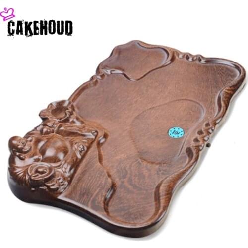 CAKEHOUD Solid Wood Tea Tray Household Drain Water Storage Kung Fu Tea Set Chinese Style Coffee Table Ceremony Tools Tea Set