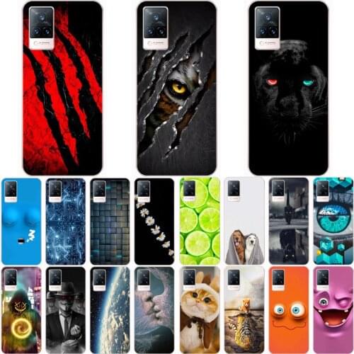 For Vivo V21 5G for Vivo V21E Case Fashion Silicone Soft TPU Cute Cases for Vivo V20 for Vivo V20 Pro Phone Cover Funda Coque