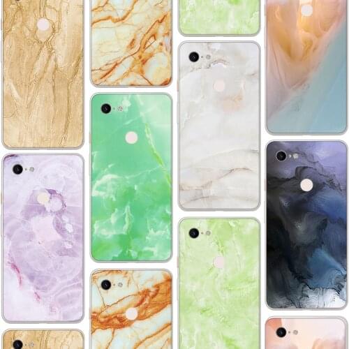 Ciciber Luxury Color Marbling Vogue Case for Google Pixel 5 4 3 2 6 XL Soft Silicone TPU Funda for Google Pixel 4a 3a XL Coque