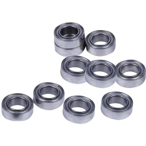 Hot XD-10pcs Miniature Sealed Metal Shielded Metric Radial Ball Bearing Model: MR95-ZZ 5x9xm
