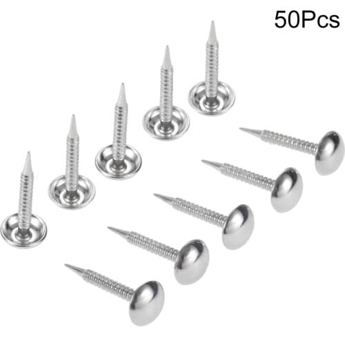 50pcs 8x20mm Nails Antique Decorative Tacks Stud Wooden Box Case Furniture Nails Pushpin Jewelry Box Drum Decor 8x20mm