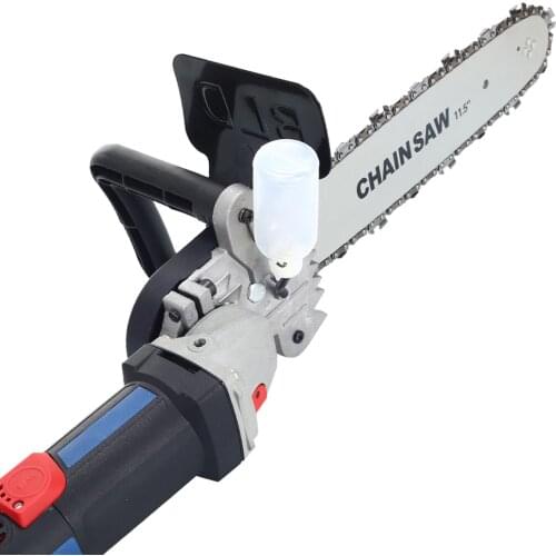 11.5 Inch Chainsaw Refit Conversion Kit Chain Saw Stand Bracket Set Change Angle Grinder into Chain Saw Woodworking Power Tool