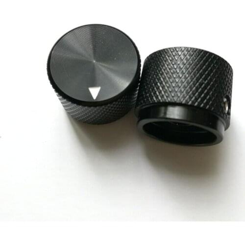 Multi-turn Aluminum Cabinet Potentiometer Knob Speaker Volume Control Switch Cap 20*15.5MM X10