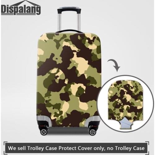 Dispalang Fashion Luggage Suitcase Trolley Case Protective Cover S/M/L/XL For 18-32 inch Travel Case Camouflage Dust Rain Cover