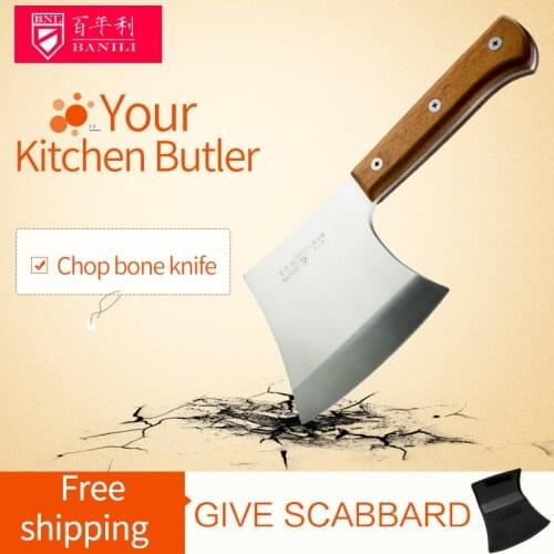 Boning knife 4CR13 Chop bone knife multipurpose free shipping