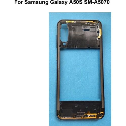 Front Housing Chassis Plate LCD Display Faceplate Frame (No LCD) For Samsung Galaxy A50S Middle Frame Housing A507FN SM-a5070