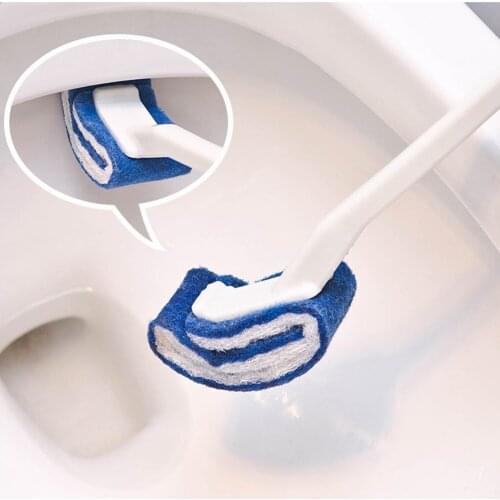 Plastic Nylon Fiber Bath Home Clean Brush Wash Toilet Cleaning Brush Cleaning Tools Bathroom Set