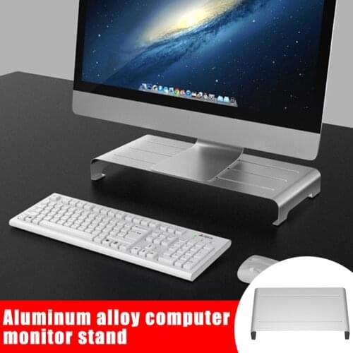 Aluminum Alloy Bracket Computer Monitor Stand Base Anti-slip Screen Riser Holder VDX99