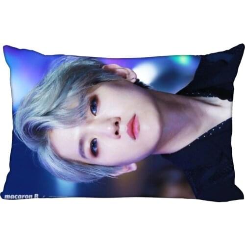 ShunQian Custom BAEK HYUN New Arrival Rectangle Pillowcase Wedding Decorative Soft No Fade Pillow Cover Customize Gift