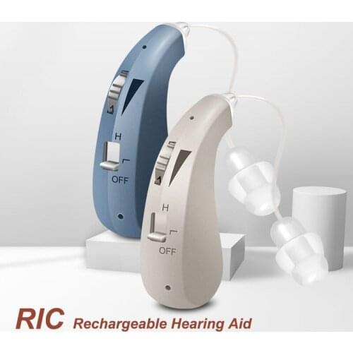 BTE Hearing Aid USB Rechargeable Wireless Digital Sound Amplifiers For Seniors Deafness Severe Hearing Loss Ear Aid Headphones