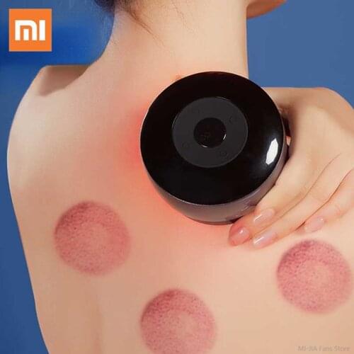 Xiaomi Portable Left Point Intelligent Cupping Massager Vacuum Suction Cups Magnet Therapy Guasha Scraping Heating Massage