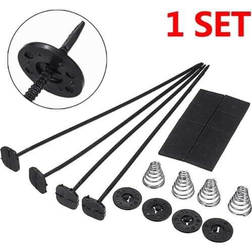 1 Set Auto Fan Mount Kit For Car Vehicle Electric Radiator Fan Mounting Tie Rod Kit Bracket Parts Set Plastic Ties Straps