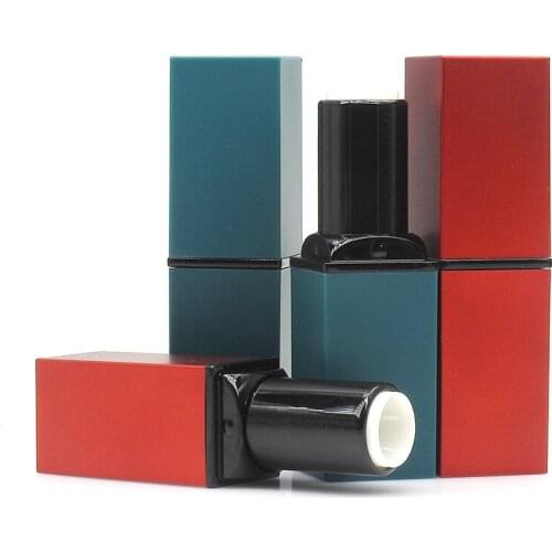 10/20/50/80pcs Square New arrival red/green empty lipstick tube 12.1mm lipstick case square lip balm container cosmetic DIY tool