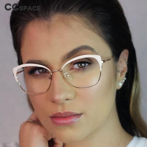 45953 Retro Cat Eye Glasses Frames Men Women Optical Fashion Computer Glasses