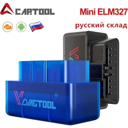 VDIAGTOOL ELM 327 OBD2 Car Diagnostic Scanner ELM327 V1.5 Bluetooth-compatible/Wifi Interface OBDII for Android IOS Code Reader