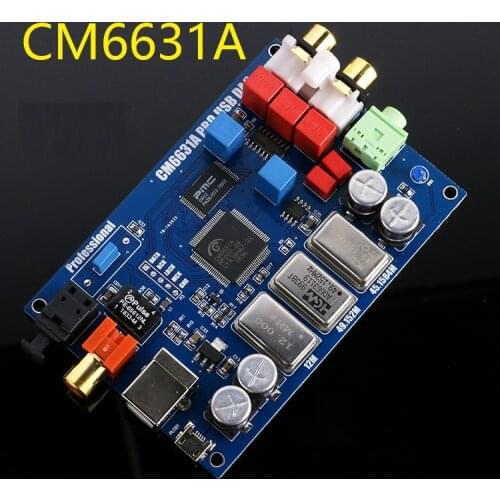 CM6631A Digital Interface USB Conversion I2S SPDIF Coaxial Output 32Bit To 24Bit 192K Sound Card Decoder Audio DAC Board
