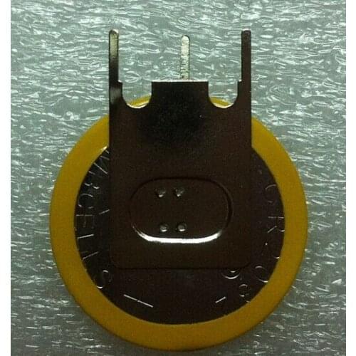 CR2032 band welding foot battery three foot positive pole feet distance from 11MM button battery 3V 10PCS/lot