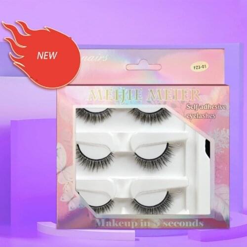 Adhesive Pestañas Postizas 3D Faix Cils Set Long Naturel Court Lash Extensions Accesories Kirpik Lifting Eyelashes Package Case