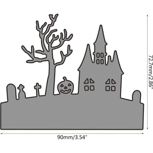 Halloween Metal Cutting Dies Stencil DIY Scrapbooking Album Paper Card Template R7UB