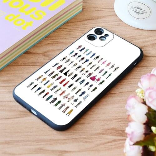 For iPhone Killing Eve Villanelle Print Soft Matt Apple iPhone Case 6 7 8 11 12 Plus Pro X XR XS MAX SE