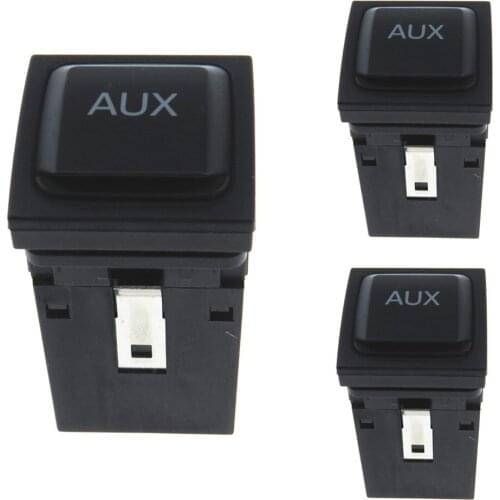 3Pcs 5KD035724A AUX Audio Socket Input Interface Switch Is Suitable For Volkswagen Golf MK5 MK6 Scirocco Rabbit Passat RCD510