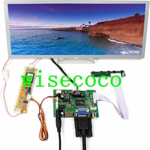 VGA+2AV LCD Controller Drive Board 12.3 inch 1280*480 LQ123K1LG03 LCD Panel